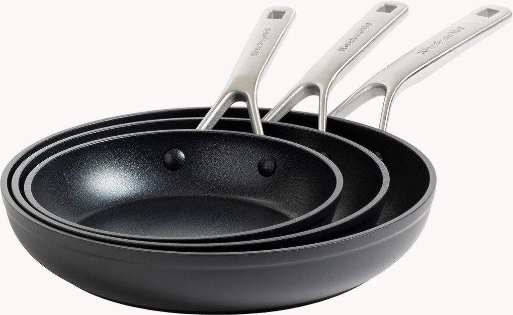 Braadpannen Kitchenaid, 3-delig