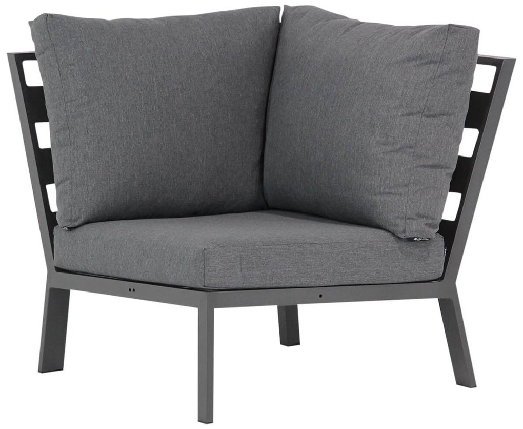 Hoek loungeset 6 personen Aluminium Grijs Lifestyle Garden Furniture Marietta