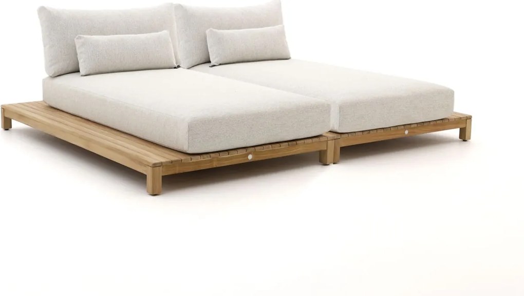 Tuinbed SUNS | Teakhout | Natural Teak | Ligstoel tuin | Strandbed  | Kees Smit Tuinmeubelen