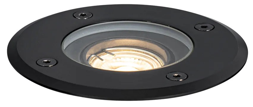 Moderne buiten grondspot zwart 35 mm verstelbaar IP65 - Delux Modern GU10 IP65 Buitenverlichting