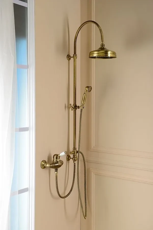 Sapho Vanity regendouche zonder douchekraan retro brons