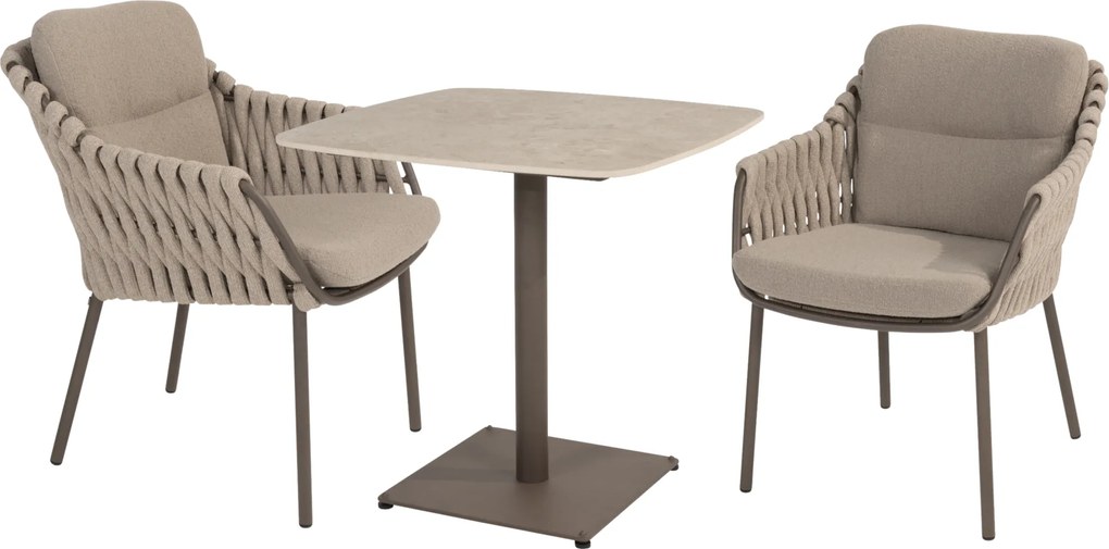 Vermont Montera bistro dining tuinset 3 delig  keramiek terre 4 Seasons Outdoor