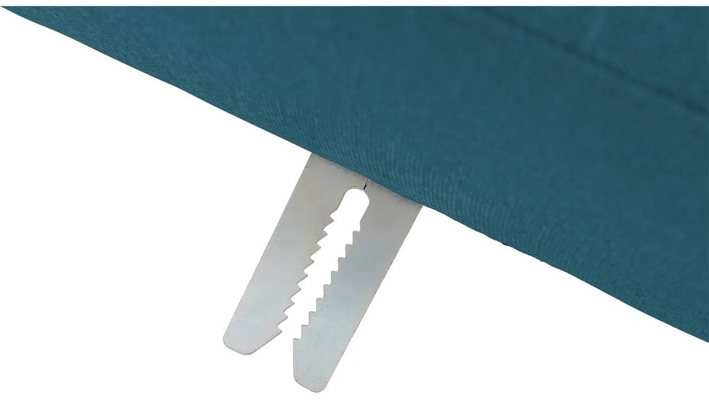 Goossens  Key West blauw, stof, 2,5-zits, modern design met ligelement rechts