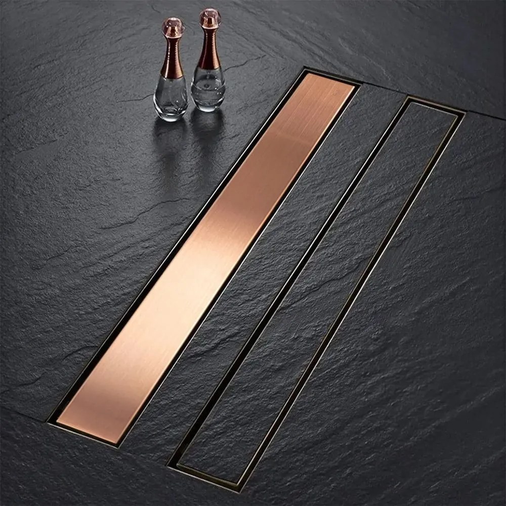 Lineaire afvoer Rea Neox Pro Brushed Copper 80