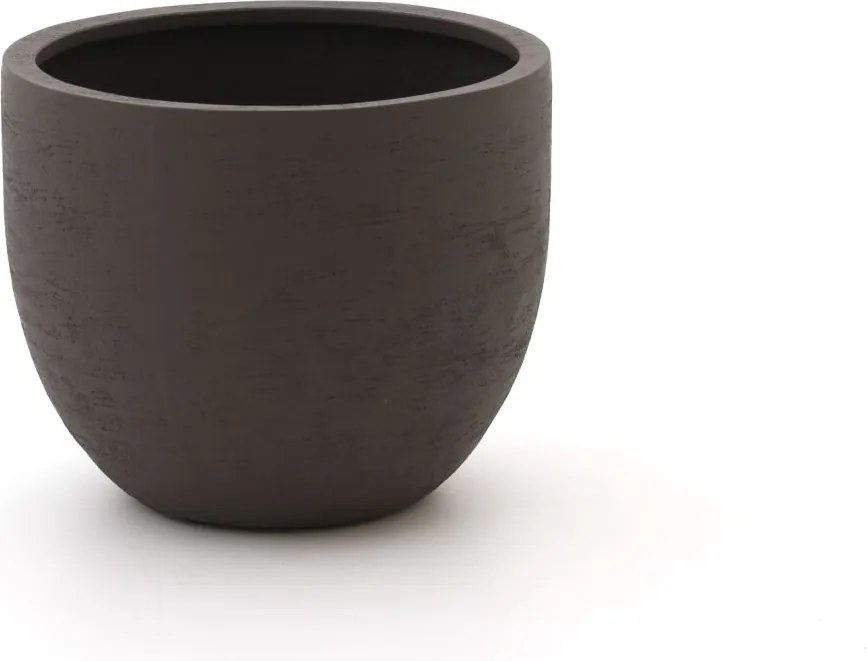 + 15% kassakorting | Bloempot Luca Lifestyle Terreno | Taupe Kunststof  | ø55cm | Geschikt voor buiten en binnen | Kees Smit Tuinmeubelen