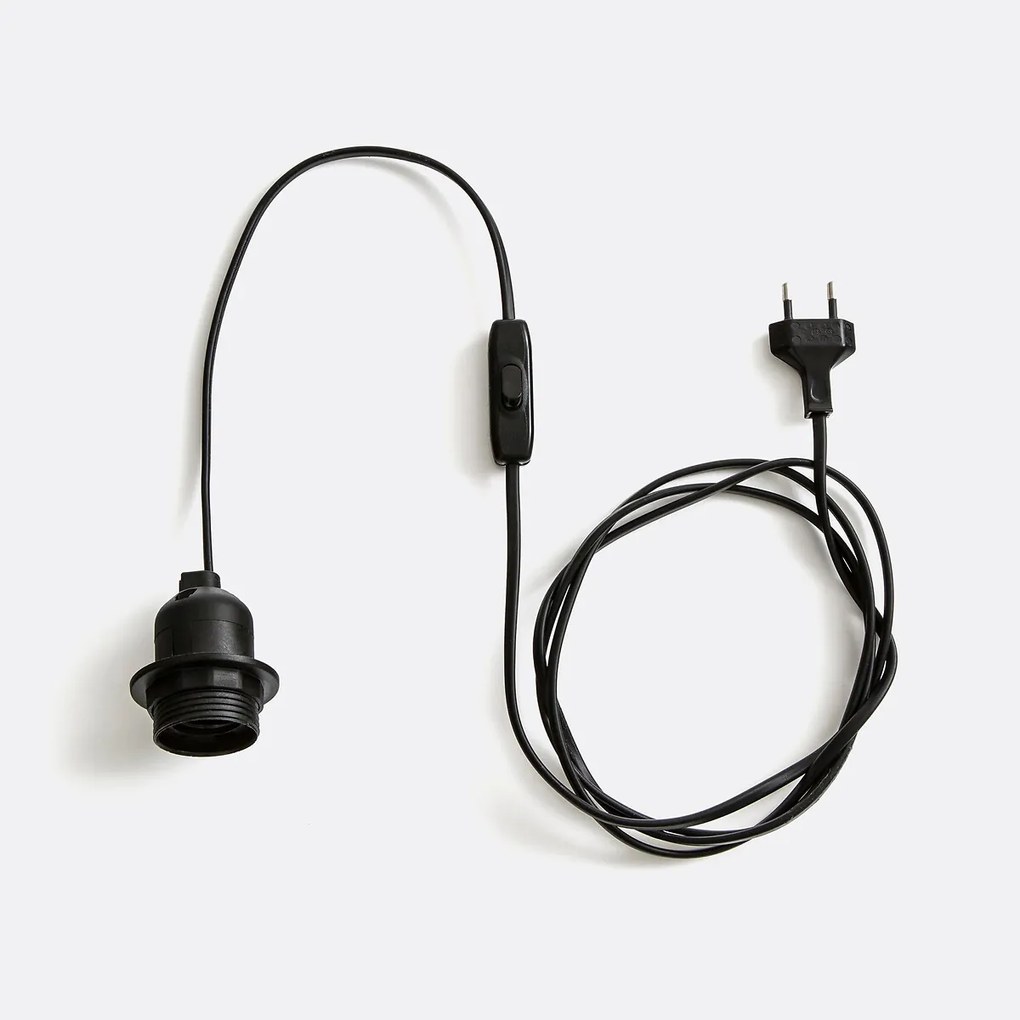 Elektrische kabel voor wandlamp fitting E27 Baulind