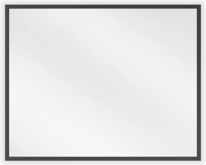 Mexen Loft rechthoekige badkamerspiegel 50 x 40 cm, zwarte lijst - 9852-050-040-000-70