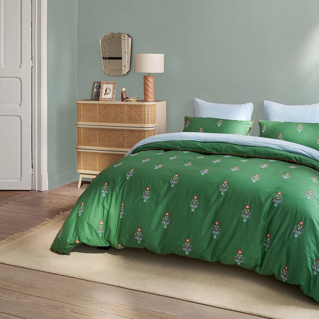 Effen kussensloop in tetra, Kumla