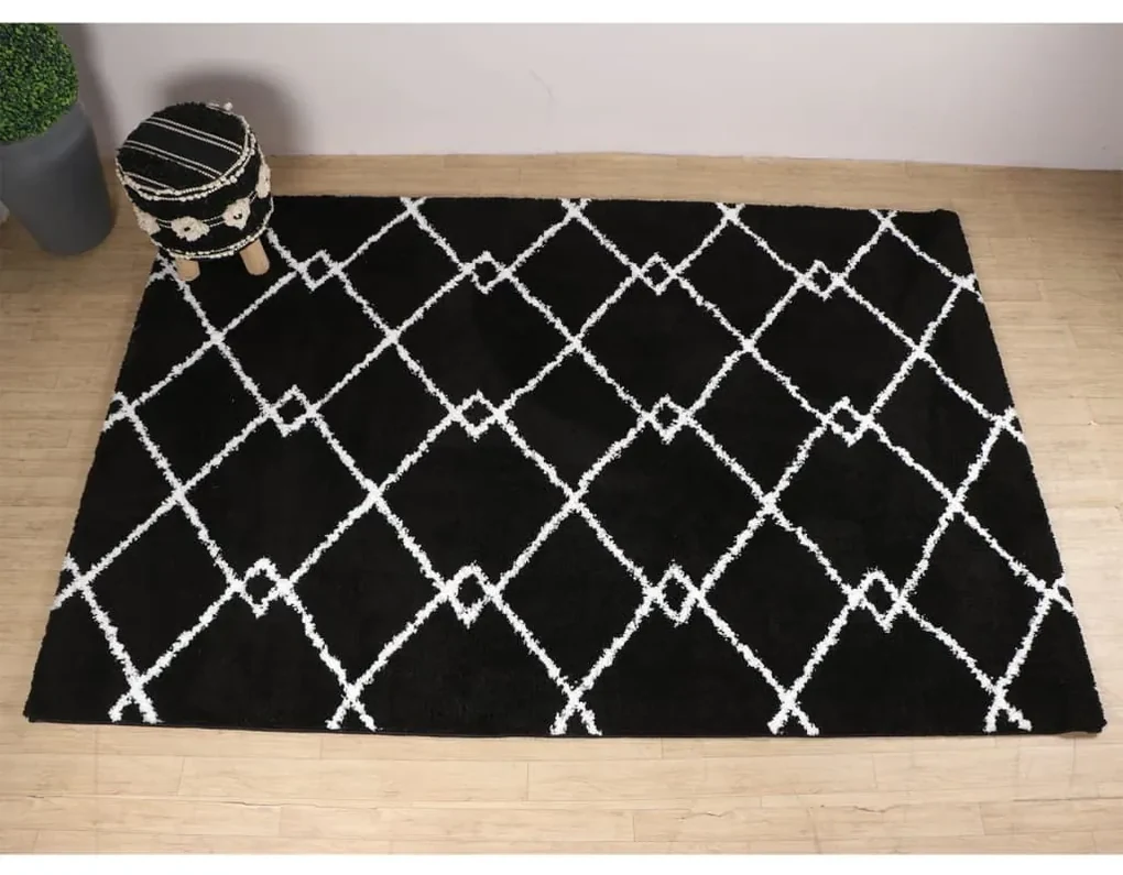 Dutch Lifestyle Vloerkleed Florence S 230x160 cm zwart