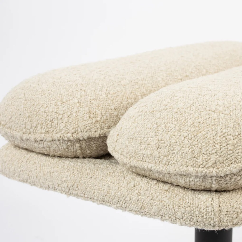 Zuiver Tyler Moderne Boucle Hocker