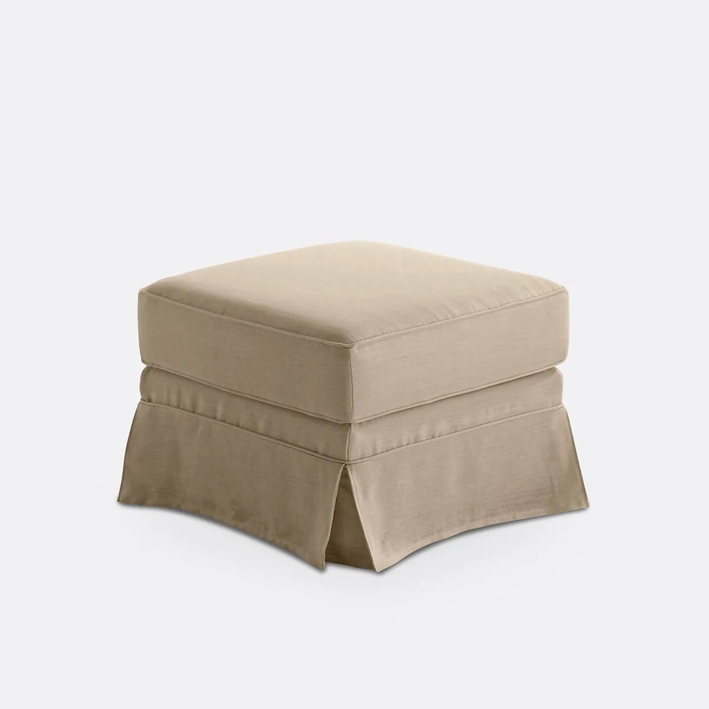 Poef, afneembare hoes, dik linnen, superieur comfort, ADELIA