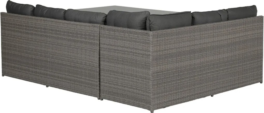 Garden Impressions Lapa lounge dining set 5-delig - grijs