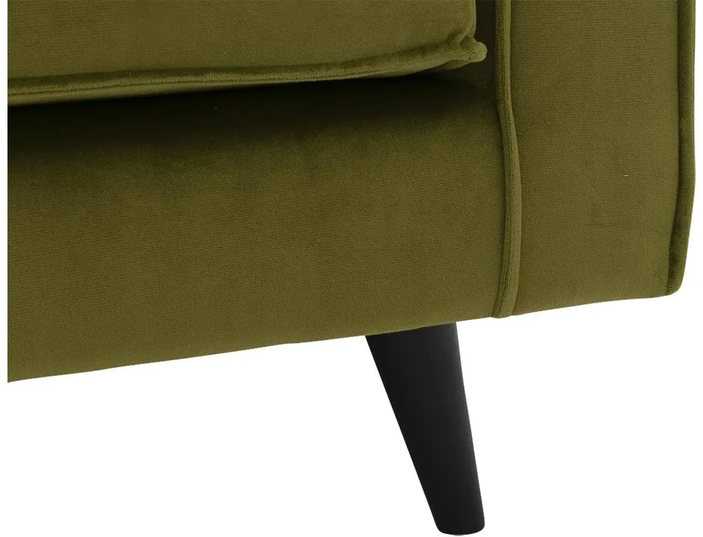 Goossens Bank Suite groen, stof, 3-zits, elegant chic