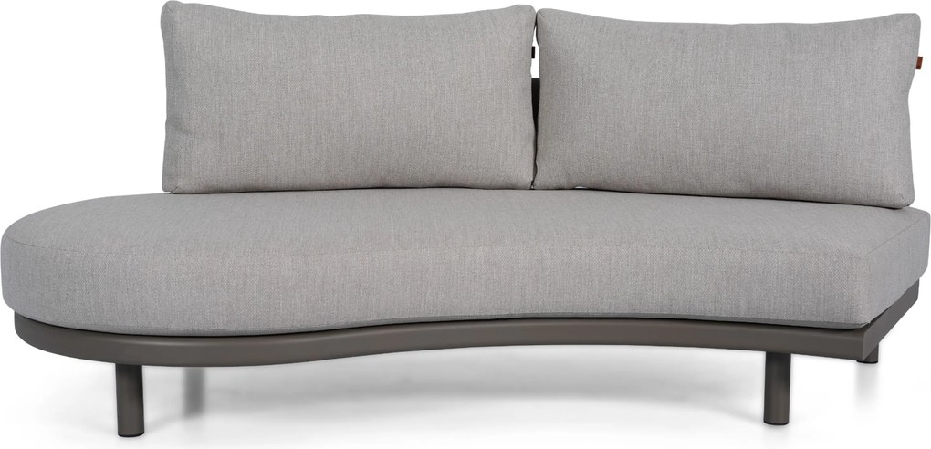 Hoek loungeset 4 personen Aluminium Taupe  Santika Furniture Santika