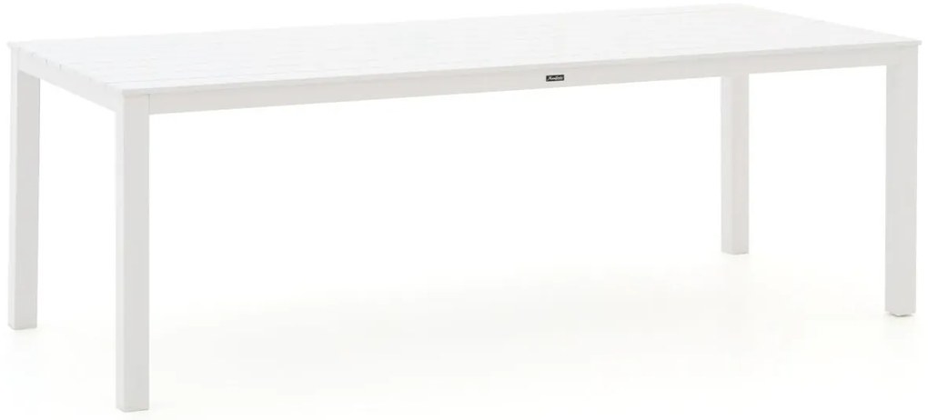 Tuin eettafel Manifesto  | Rechthoekig  | Tuintafel Aluminium | 220x90cm | 6 personen | Kees Smit Tuinmeubelen