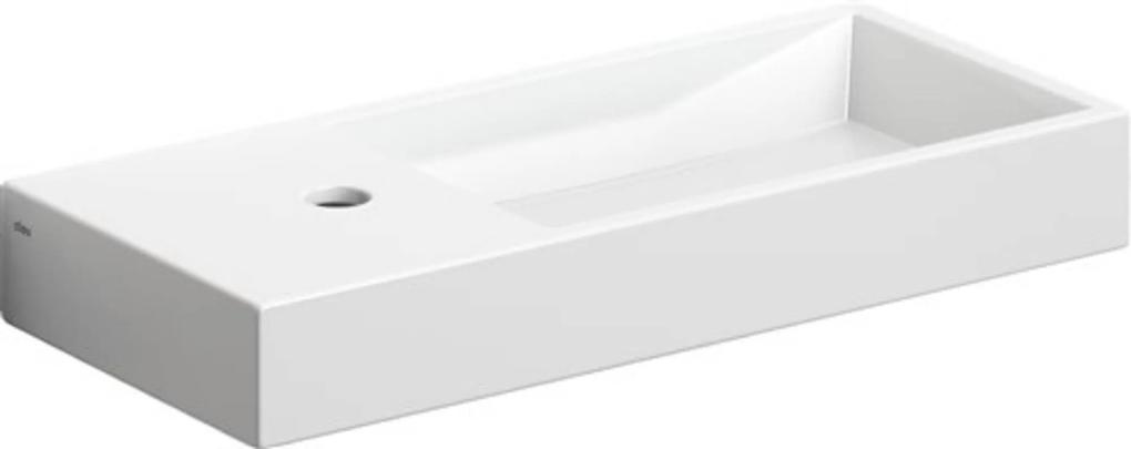 Mini WashMe Fontein met kraangat links 56x24x8,5 cm Wit
