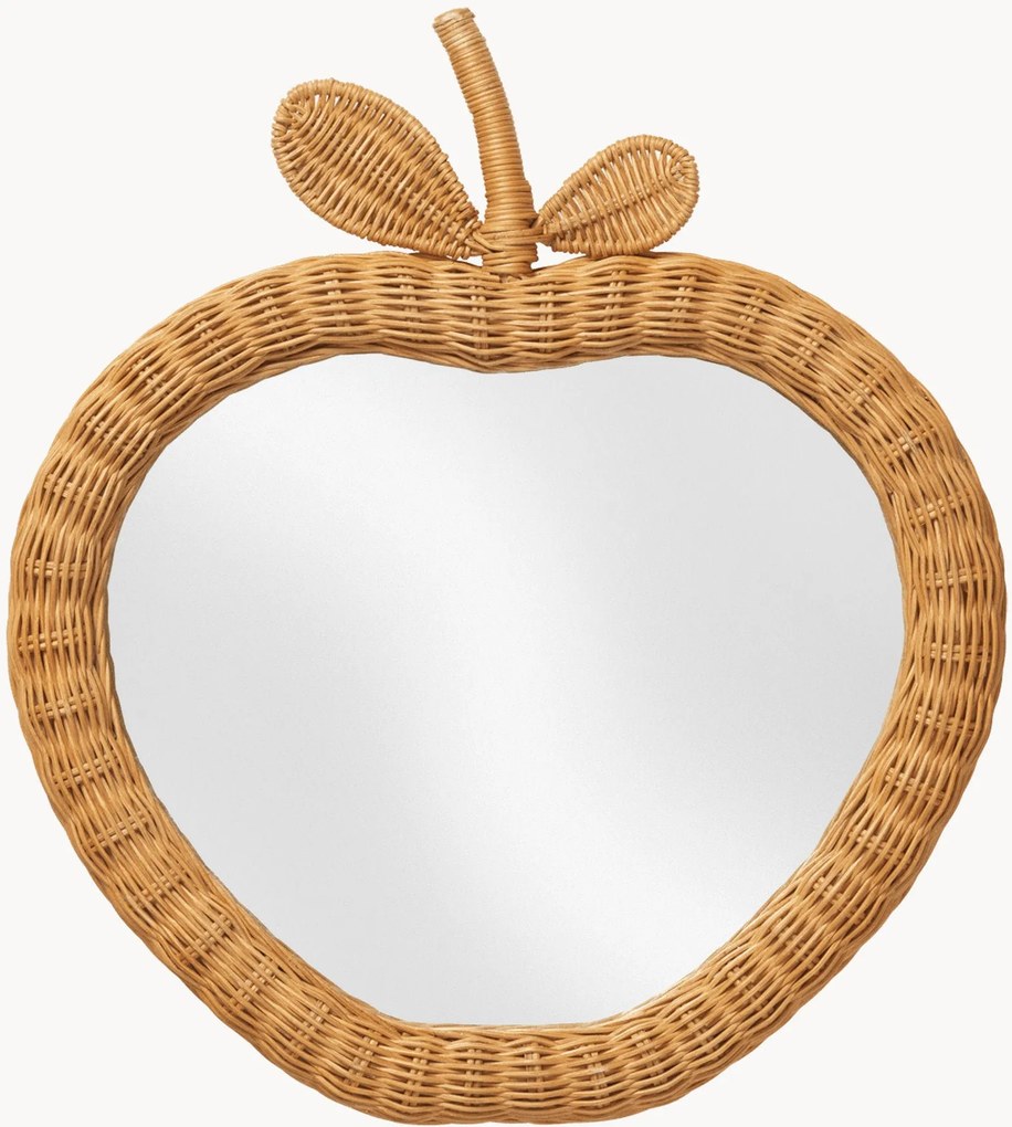 Handgeweven kindermuurspiegel Apple