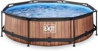 Wood Zwembad met filterpomp