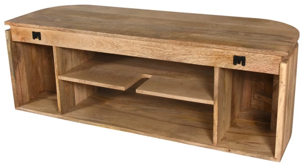Livli Estrela badkamermeubel 130cm met ronde terrazzo waskommen