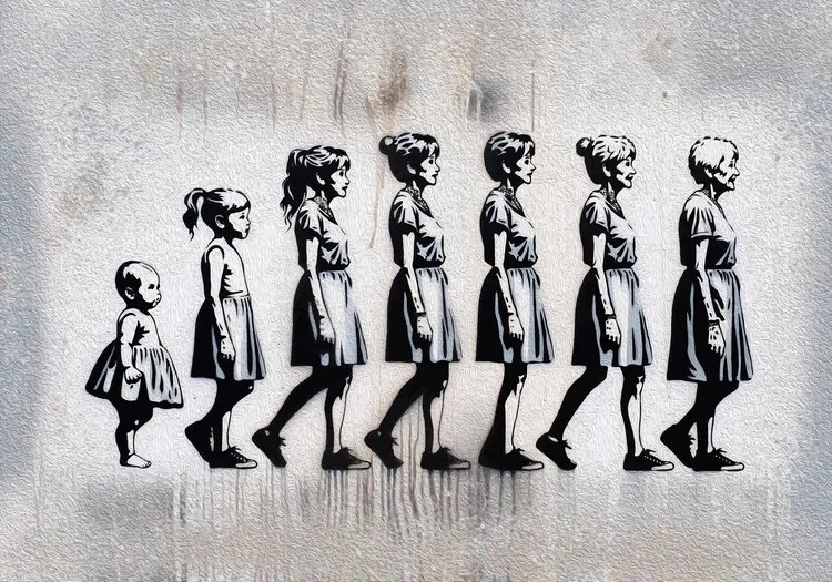 Ilustratie Female Ages, Andreas Magnusson