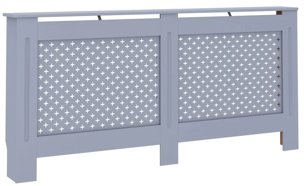 vidaXL Radiatorombouw 172x19x81 cm MDF antraciet