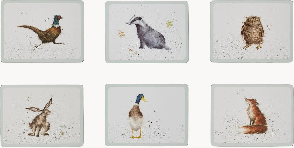 Placemats Country, 6-delig