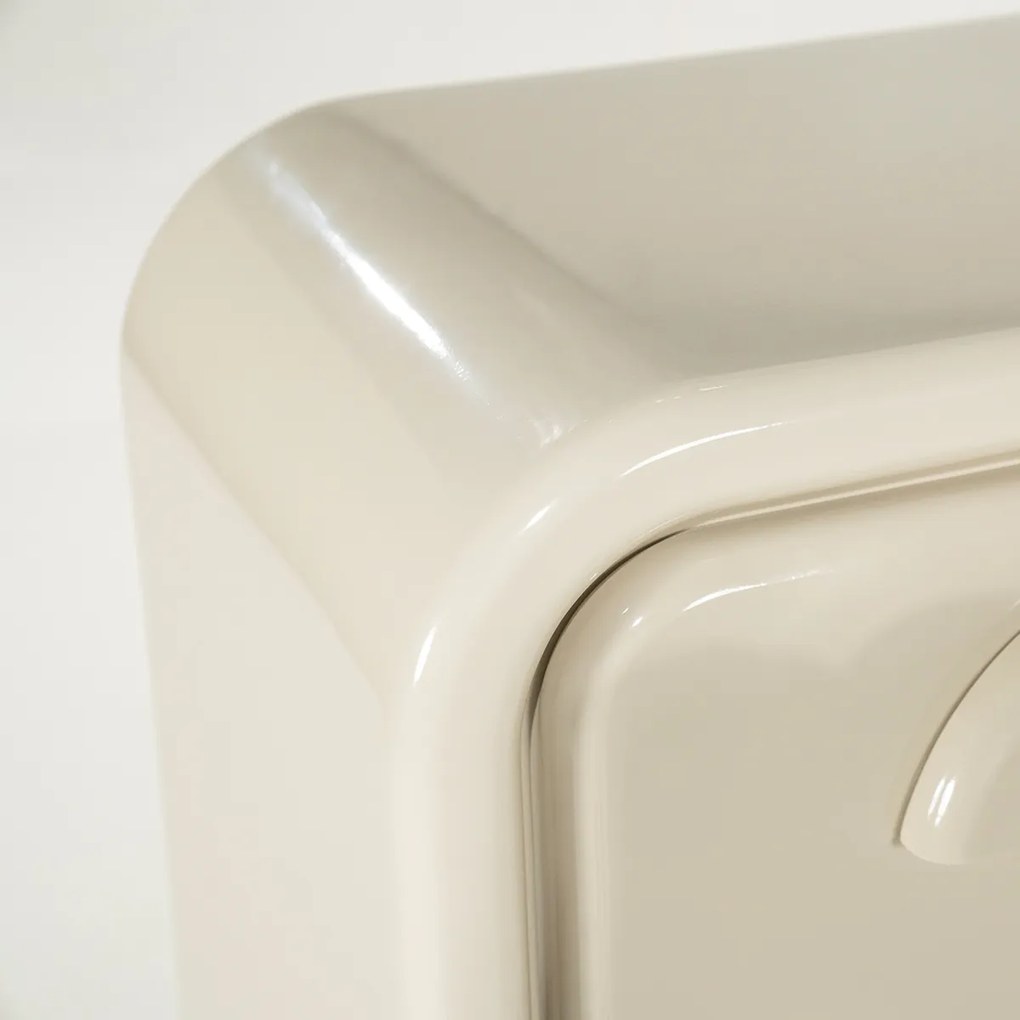 Retro Ladekast Beige - 50x32x108cm.