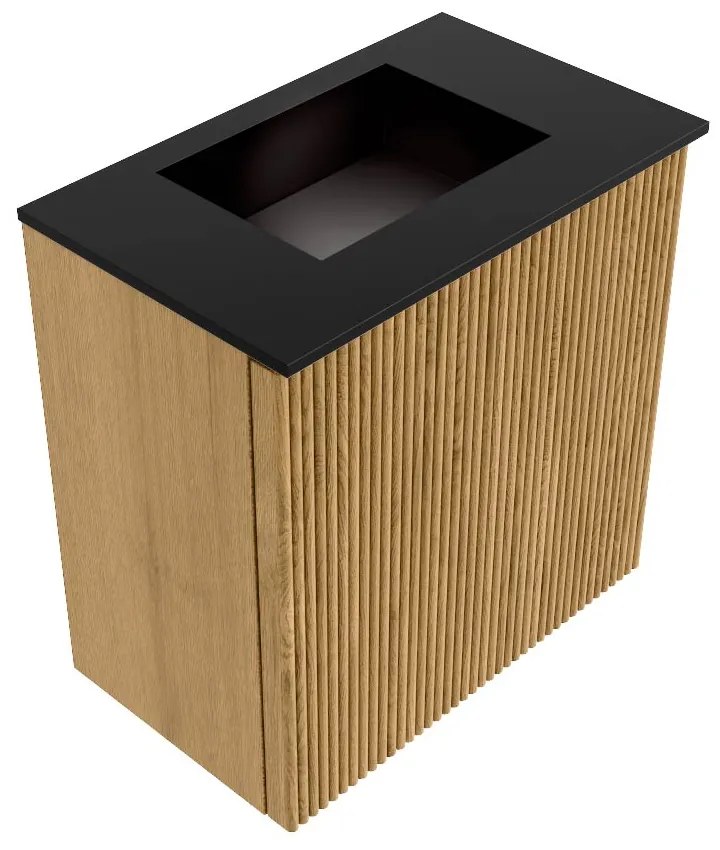 Mondiaz Joya 40cm toiletmeubel oak met wastafel faye midden zonder kraangat urban
