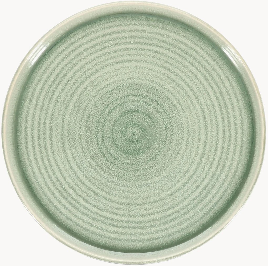Dinerborden Cameo Green, 4-delig