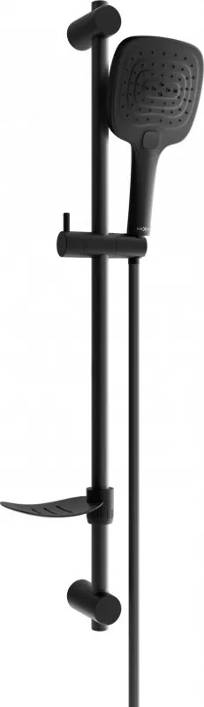 Mexen DF17 verschuifbare doucheset, zwart - 785174582-70