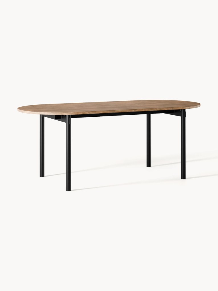 Ovale eettafel Mavi, in verschillende formaten