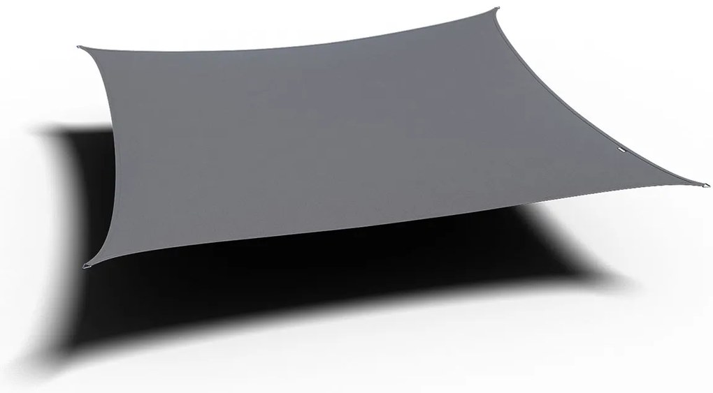 Platinum Dreamsail waterproof schaduwdoek vierkant 5x5x5x5 m - Grijs