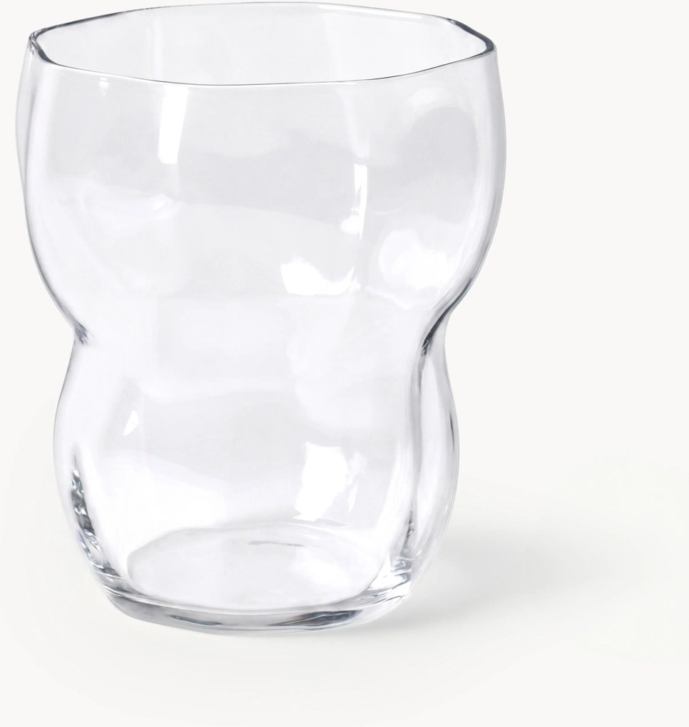 Mondgeblazen waterglazen Limfjord, 4-delig