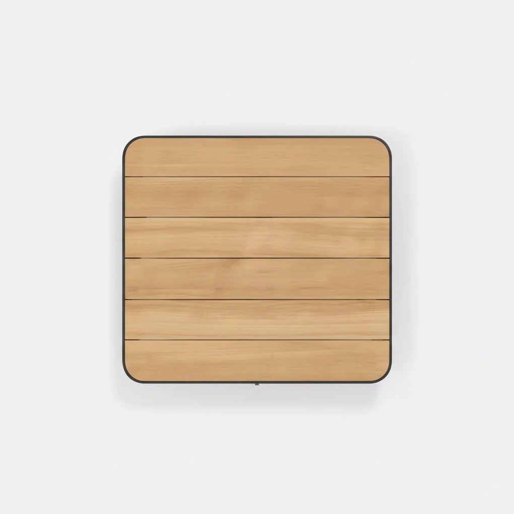 4 Seasons Outdoor Arcade platform salontafel SALE Loungetafel   houtkleur weerbestendig