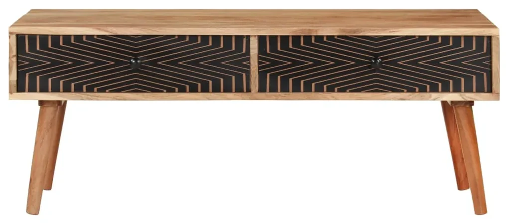 vidaXL Salontafel 100x50x39 cm massief acaciahout