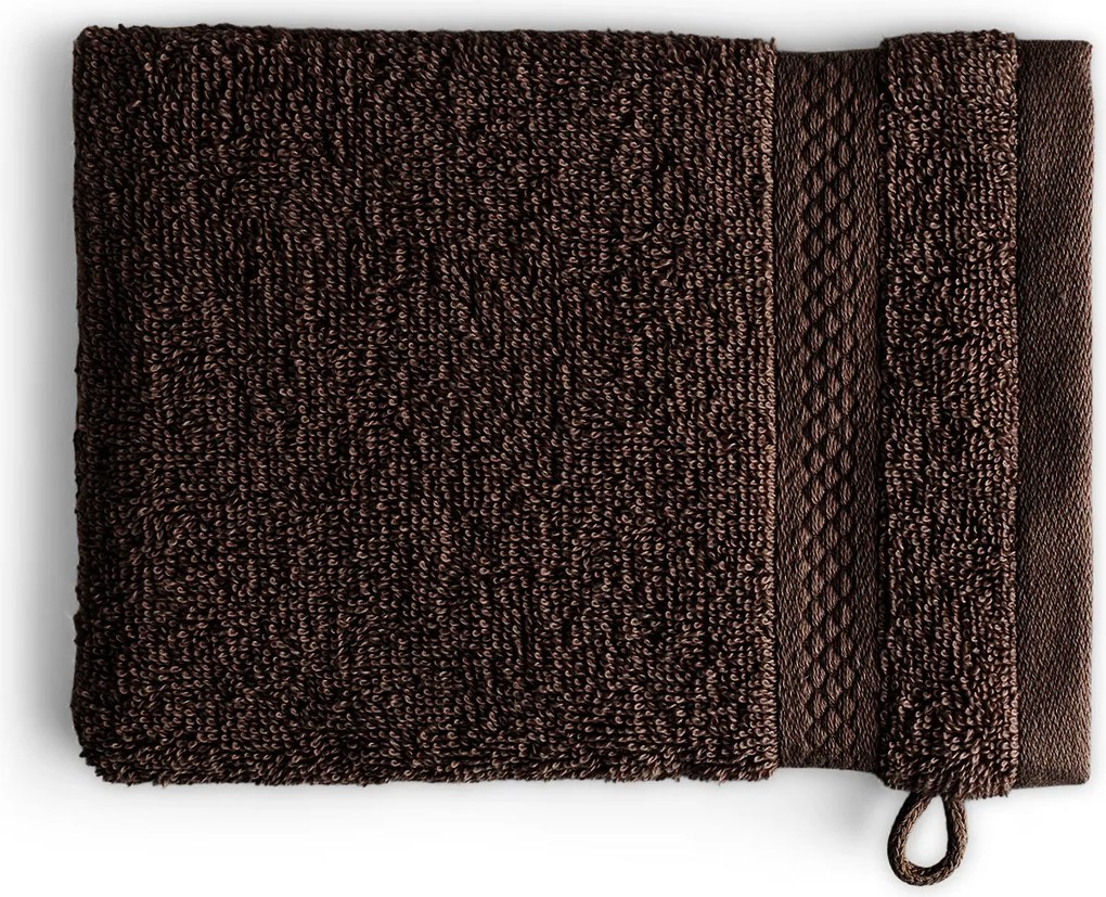 Washandjes Hotel Collectie – 6 stuks – 16×21 – chocoladebruin