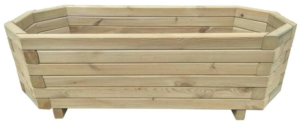vidaXL Plantenbak verhoogd 80x32x31 cm geïmpregneerd grenenhout