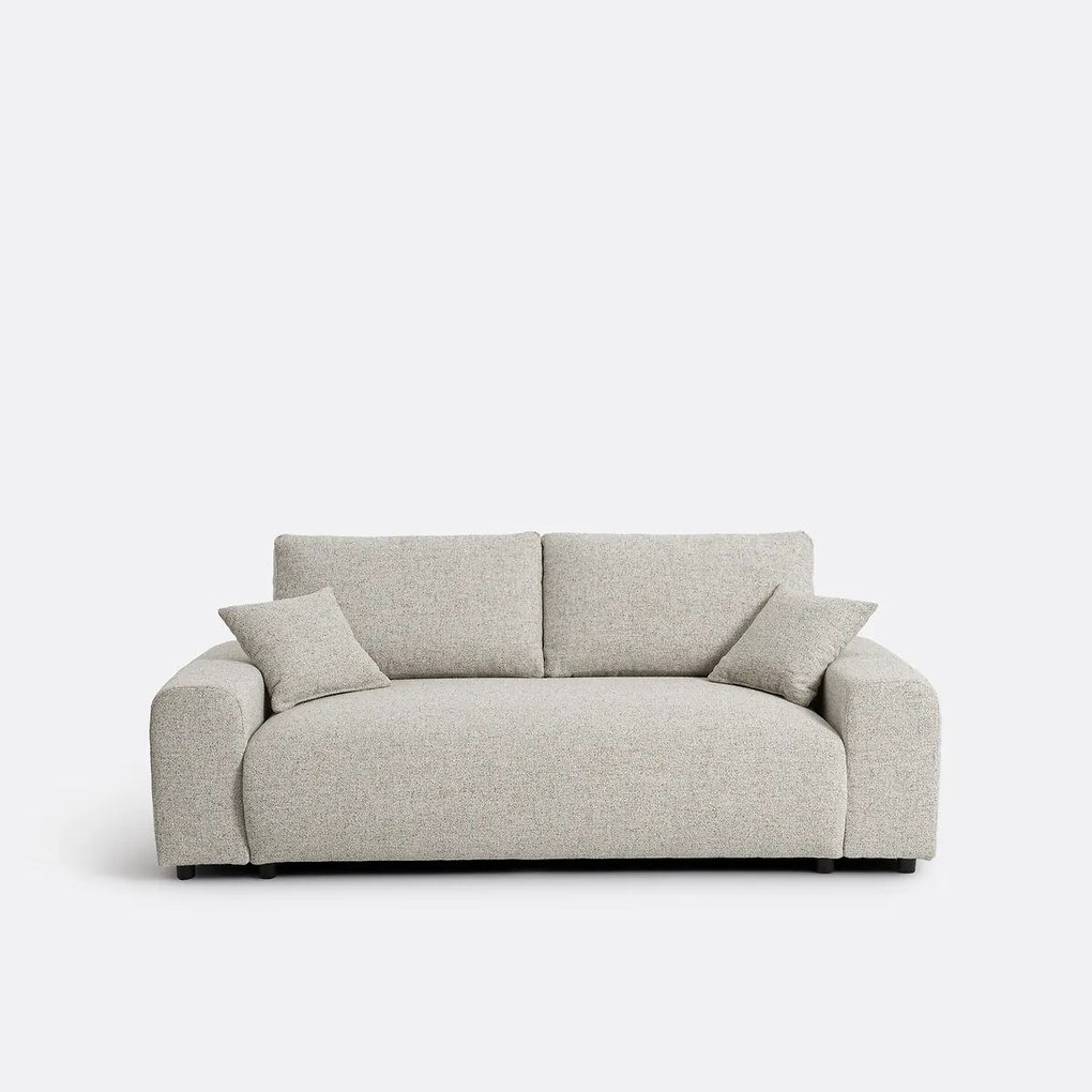 Rechte 2-zitsbank in gestippelde stof, GALENE