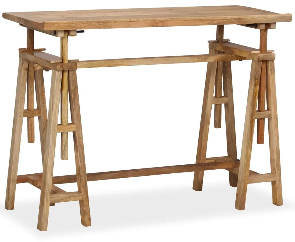 vidaXL Tekentafel 116x50x76 cm massief mangohout