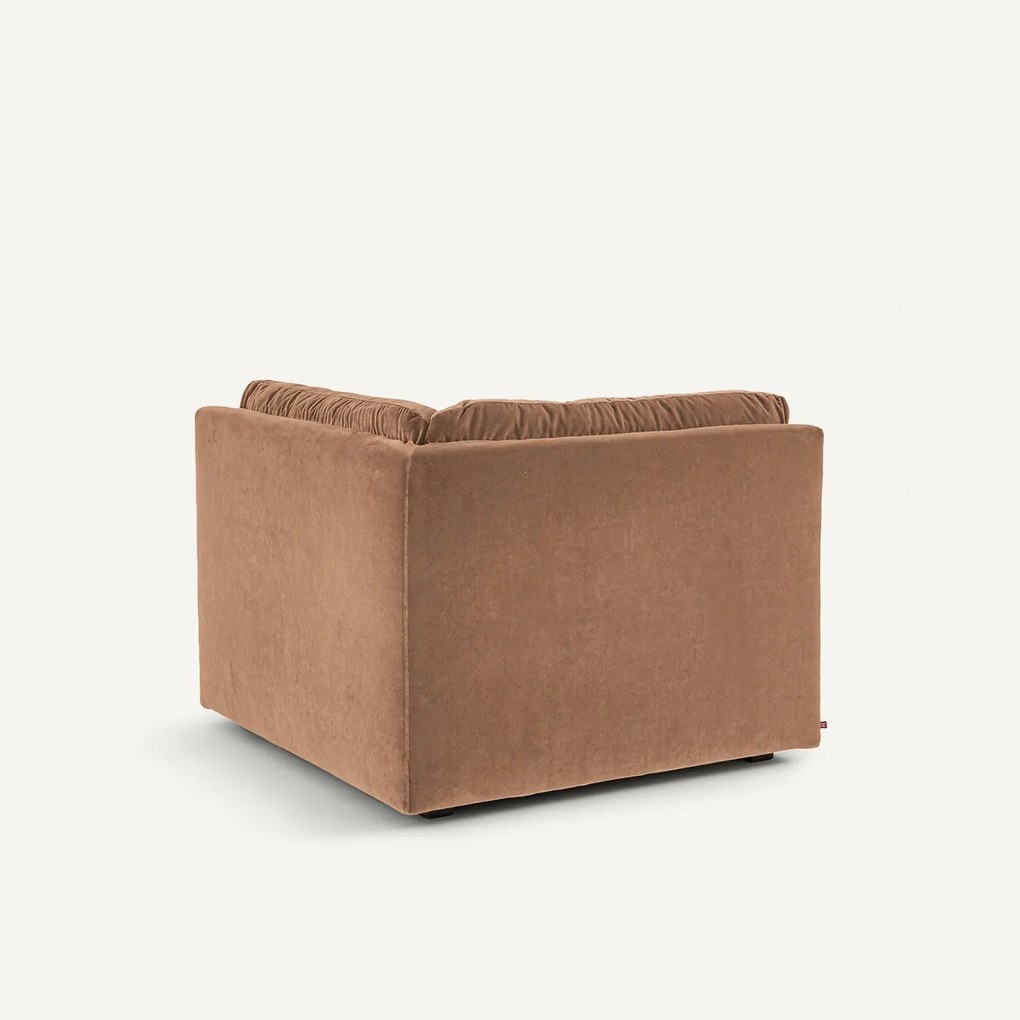 Modulaire 90° hoek in fluweel, GIULIANO