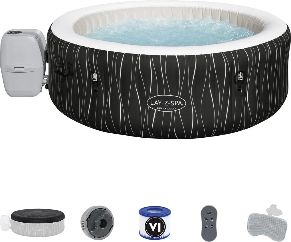 Bestway Lay-Z-Spa Hollywood AirJet opblaasbare spa - 4-6 personen - 2023