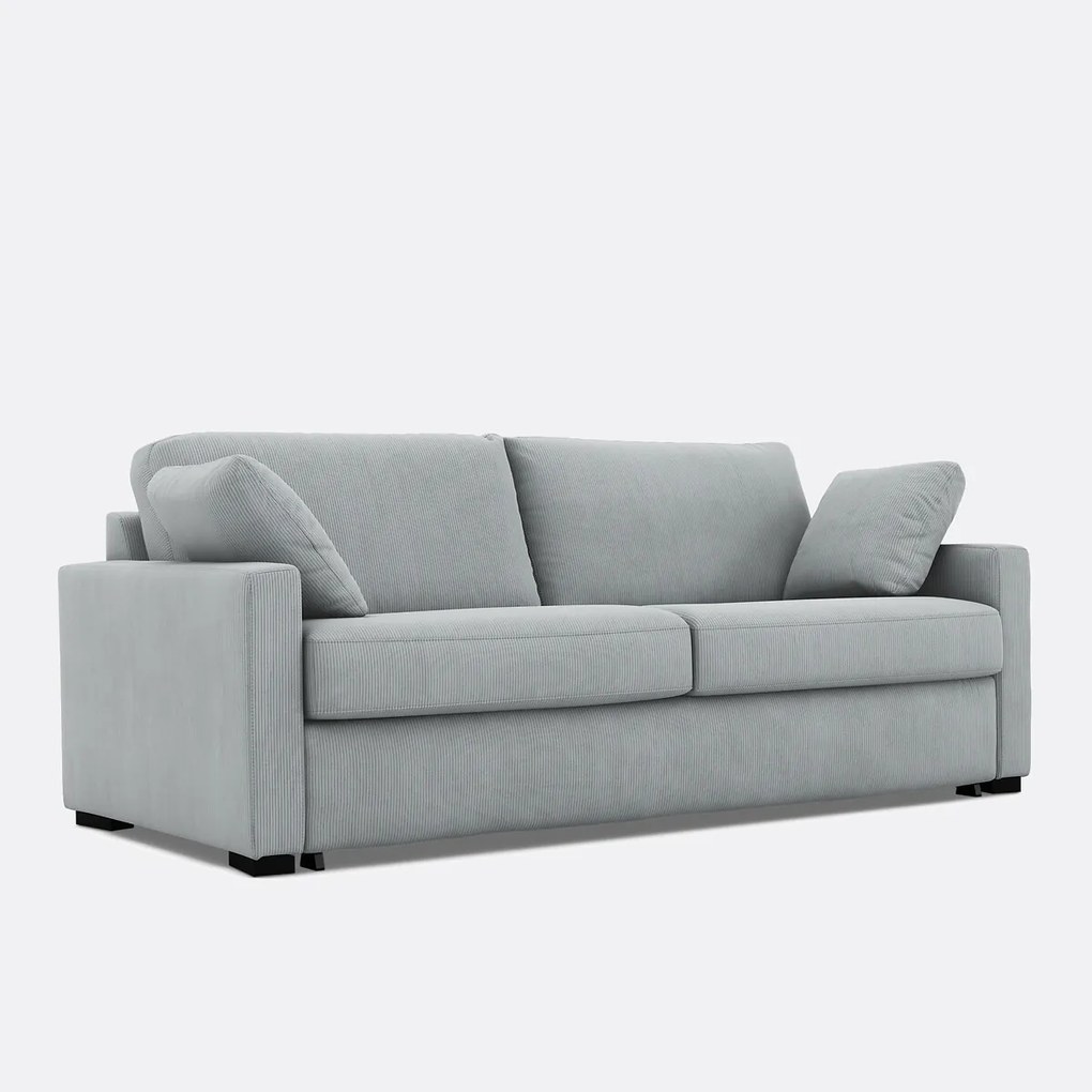 Slaapbank voor 2, 3 of 4 personen, Comfort BULTEX®, ribfluweel, TIMOR