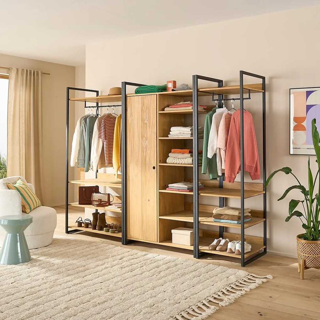 Module dressing 3 legplanken en 1 hangstaaf HIBA