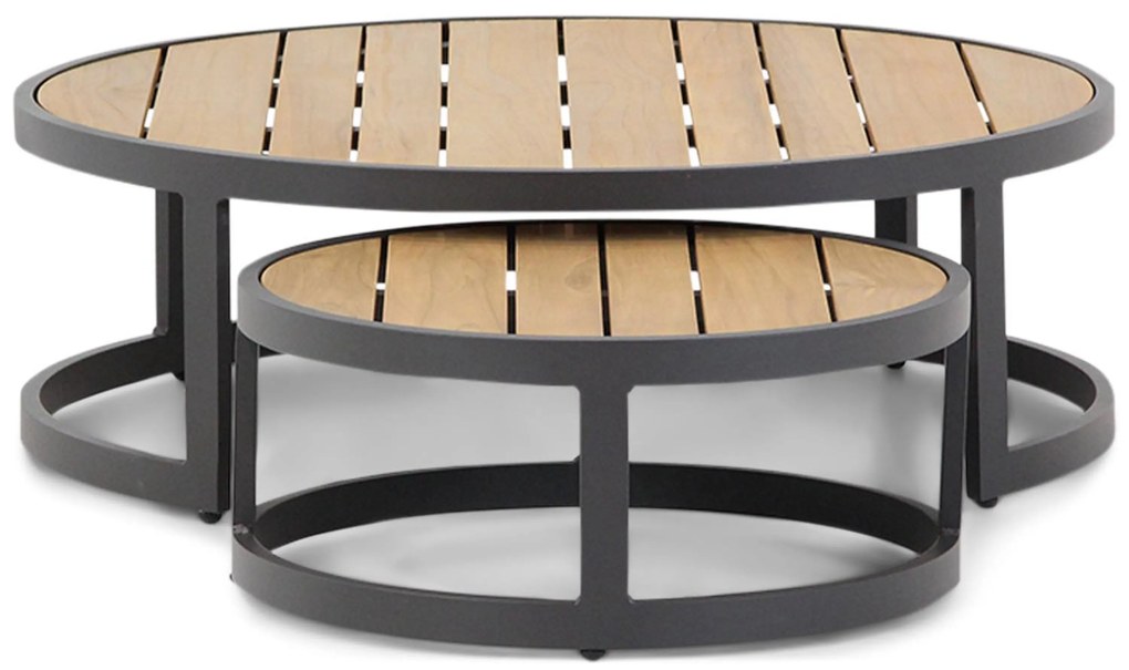 Hoek loungeset 5 personen Wicker Grijs Garden Collections Oxford/Westfield