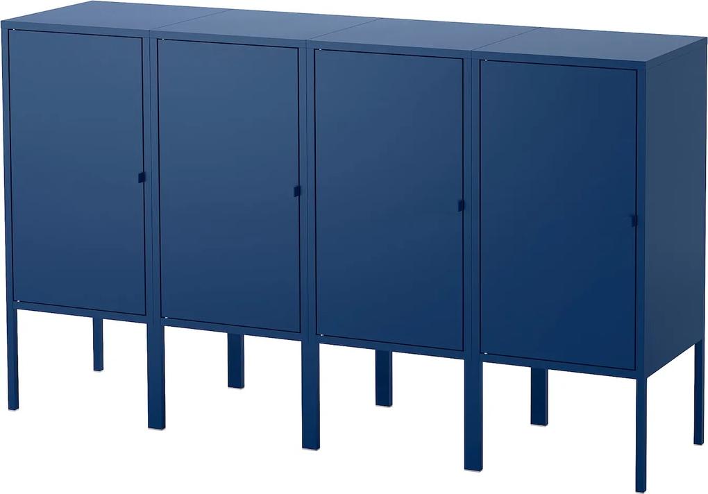 IKEA LIXHULT Opbergcombinatie 140x82 cm Donkerblauw Donkerblauw - lKEA