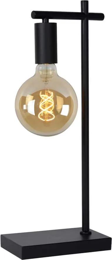 Lucide tafellamp Leanne - zwart - 21x12x52 cm - Leen Bakker