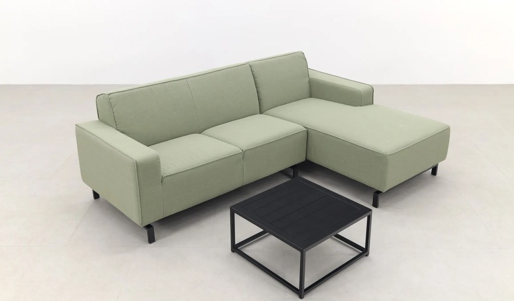 Boavista/Toronto loungebank chaise longue - Heritage leaf - 3-delig - links