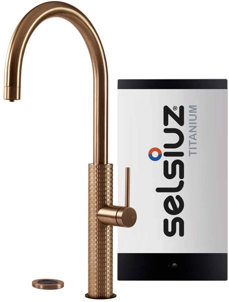 Selsiuz 3-in-1 kokend water kraan met single boiler koper