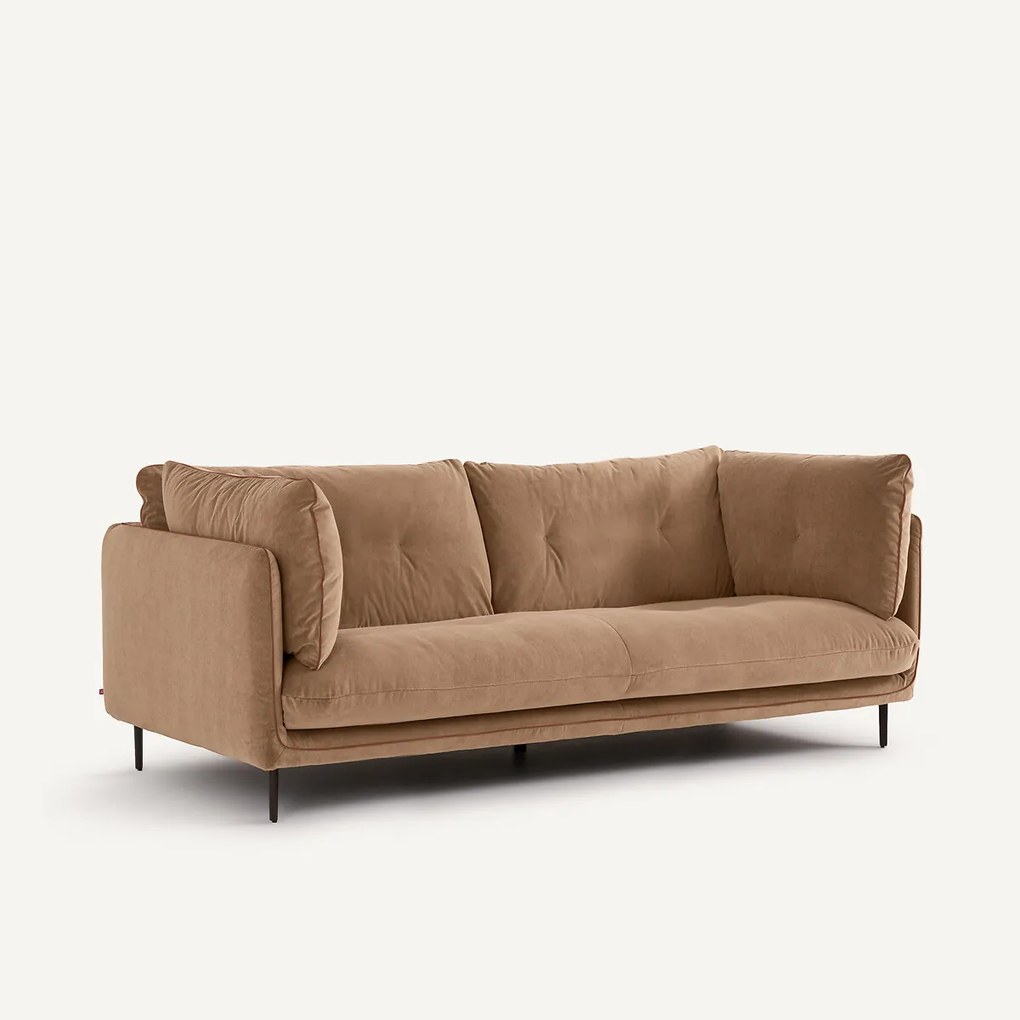 Compacte bank van stonewashed fluweel, BOTERO