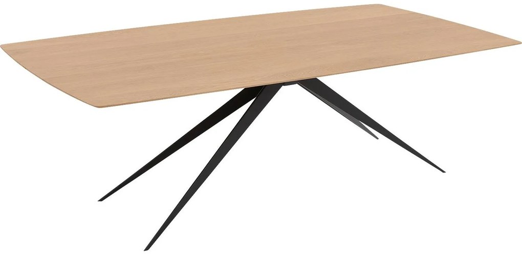 Goossens Excellent Eettafel Uniek, Semi rechthoekig 240 x 100 cm